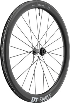 DT Swiss GRC 1400 DICUT 50 Front Wheel - 700c, 12 x 100mm, Center-Lock, Black EA Front Wheel