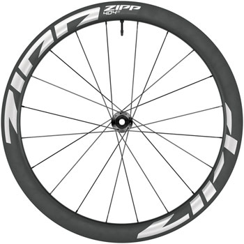 Zipp 404 S Front Wheel - 700, 12 x 100mm, Center-Lock, Tubeless, Carbon, Black/White, 20H, A1 Black/White EA Front Wheel