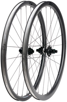 Vision SC30 i23 Wheelset - 700, 12 x 100mm/12 x 142mm, Center-Lock, XDR, Carbon, Black EA Wheelset