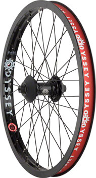 Odyssey Hazard Lite Front Wheel - 20", 3/8" x 100mm, Rim Brake, Hard Black, Clincher Hard Black EA Front Wheel