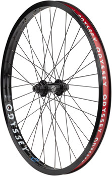 Odyssey Hazard Lite Front Wheel - 24", 3/8" x 100mm, Rim Brake, Hard Black, Clincher Hard Black EA Front Wheel