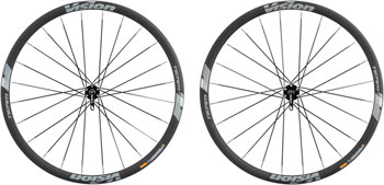 Vision Team 30 Wheelset - 700c, 12 x 100mm/12 x 142mm, Center-Lock, HG 11, Black, Clincher Black SET Wheelset