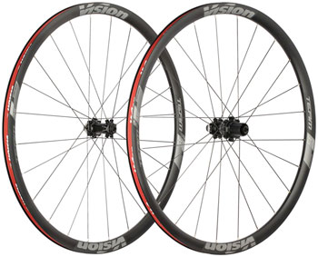 Vision Team 35 Disc Wheelset - 700c, 12 x 100/142mm, Center-Lock, HG 11, Black SET Wheelset