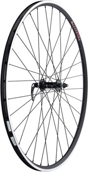 Quality Wheels 105/Velocity A23 Front Wheel - 700, QR x 100mm, Rim Brake, Black, Tubeless-Ready Clincher, 32H Black EA Front Wheel
