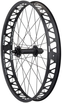 Quality Wheels Bear Pawls / Other Brother Darryl Rear Wheel - 26" Fat, 12 x 197mm, 6-Bolt, HG 11 MTN, Black, 32H Black EA Rear Wheel