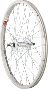 Sta-Tru Single Wall Front Wheel - 20", 3/8" x 100mm, Rim Brake, Silver, Clincher Silver EA Front Wheel