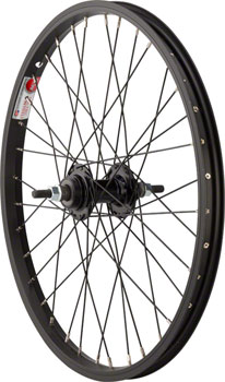 Sta-Tru Single Wall Rear Wheel - 20", 3/8" x 110mm, Rim Brake, Flip Flop, Black, Clincher EA Rear Wheel