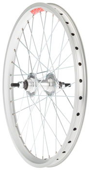 Sta-Tru Double Wall Rear Wheel - 20", Bolt-On, 3/8 x 110mm, Flip Flop, Silver EA Rear Wheel