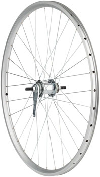 Sta-Tru Double Wall Rear Wheel - 26"x1 3/8" x 110mm Bolt-On, SS Coaster Brake, Silve Silver EA Rear Wheel