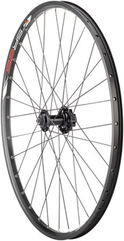 Quality Wheels Value Double Wall Series Disc Front Wheel - 26", QR x 100mm, 6-Bolt, Black, Clincher, 32H Black EA Front Wheel