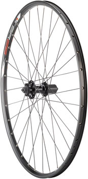 Quality Wheels Value Double Wall Series Disc Rear Wheel - 29", QR x 135mm, 6-Bolt, HG 10, Black, Clincher, 32H EA Rear Wheel