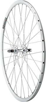 Quality Wheels Value Double Wall Series Track Rear Wheel - 700, 10 x 1 x 120mm, Rim Brake, Fixed/Freewheel, Silver, Clincher, Sealed, 32H EA Rear Wheel