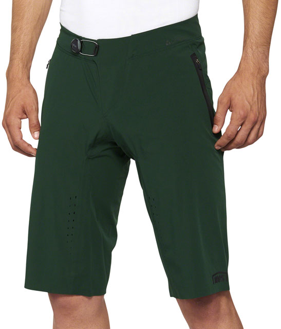 100% Celium Shorts - Green, Men's, 36