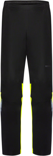 Gorewear Glidewheel Gore-Tex Pants - Black/Neon Yellow, Men's, Large