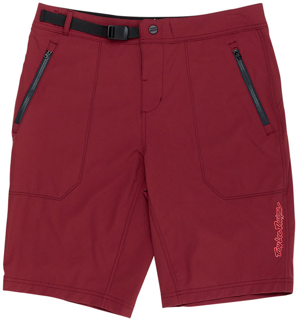 Troy Lee Designs Skyline Trail Shorts – Mono Oxblood, 38