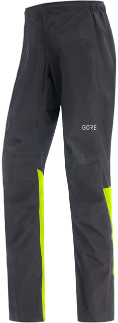 Gorewear Gore Tex Paclite Pants - Black/Neon, Large, Men's