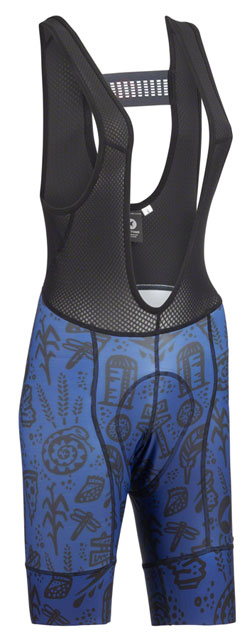 Salsa Gravel Story Bib Short - Women's, Blue, X-Large
