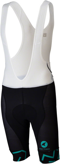All-City The Max Bib Shorts - Black/Mint, X-Large, Men's
