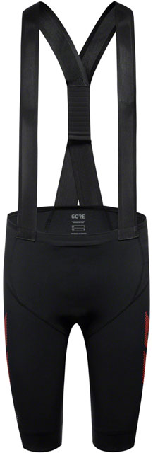 Gorewear Transition Bib Shorts + - Black/Fireball, Men's, Small