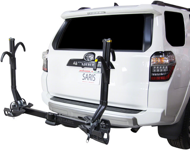 Saris SuperClamp EX Hitch Bike Rack - 2-Bike, 1-1/4", 2" Receiver, Black