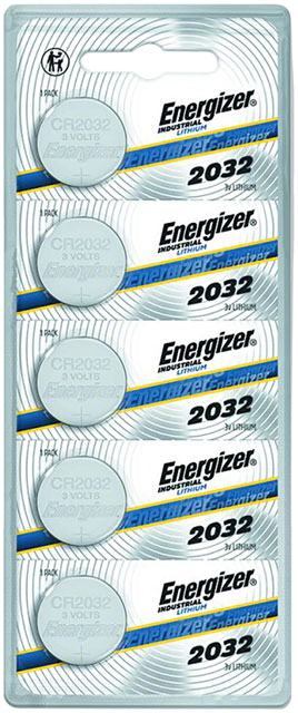 Energizer CR2032 Lithium Battery: Card of 5