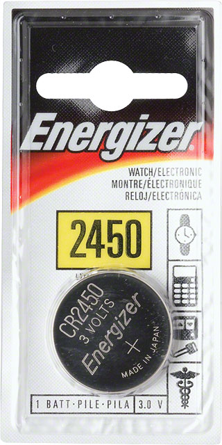 Energizer CR2450 Lithium Battery: Each