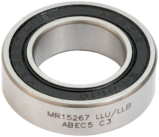 Enduro MR 15267 LLU/LLB Radial Cartridge Bearing - ABEC--5, C3 Clearance, 15mm x 26mm x 7mm