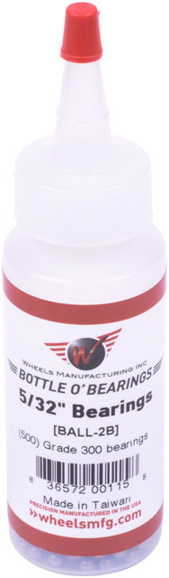 Wheels Manufacturing Grade 300 5/32" Loose Ball Bearing: Bottle of 500