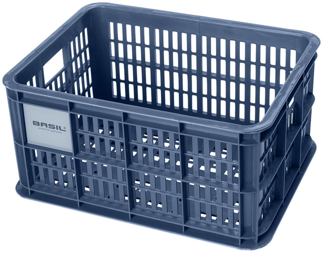 Basil Crate Basket - Small, 17.5L, Plastic, Bluestone