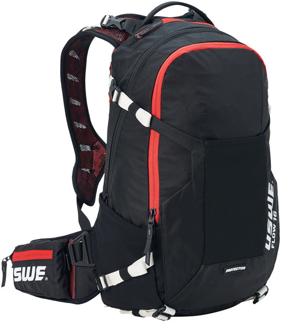 USWE Flow 25 Hydration Pack - Black/Red