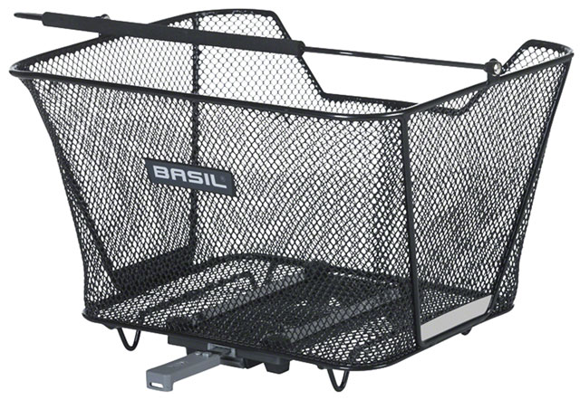 Basil Lesto MIK Rear Basket - Black