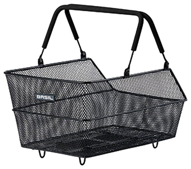 Basil Cento S MIK Rear Basket - Black