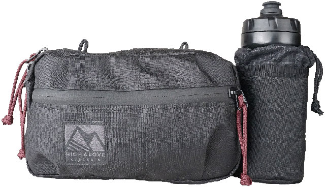 High Above The Lookout Lumbar Pack - Black