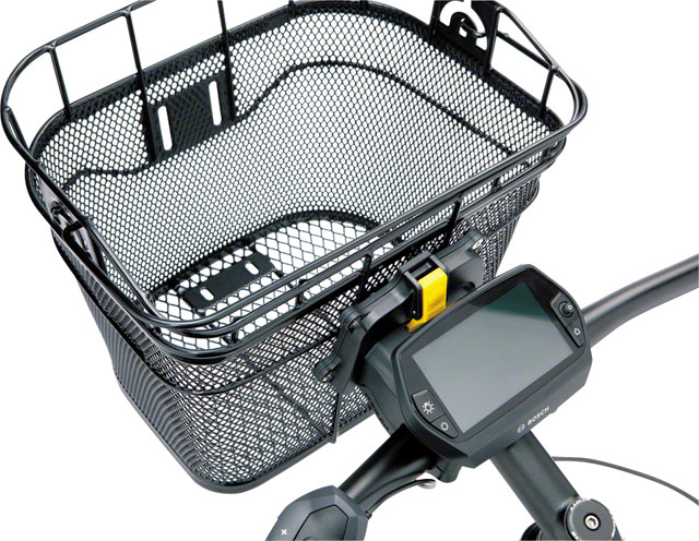 Topeak Front Basket with Fixer 3 Handlebar Bracket: Black