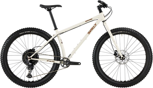 Surly Karate Monkey Bike - 27.5", Steel, Snow Mold White, Large