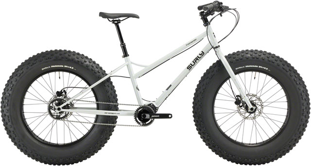 Surly Moonlander Fat Tire Bike - 24", Steel, Lunar Dust Gray, Large