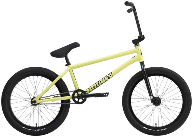 Sunday Soundwave BMX Bike - 21" TT, Gloss Yellow, RHD