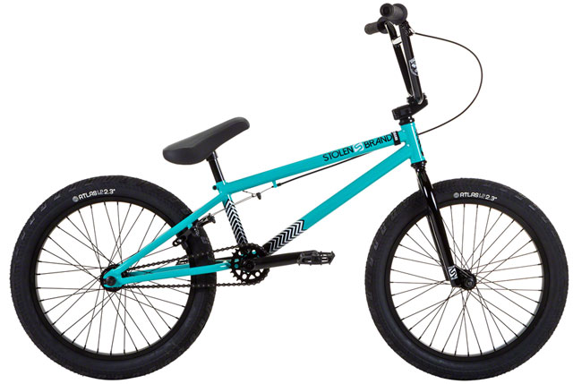 Stolen Compact BMX Bike - 19.75" TT, Caribbean Green