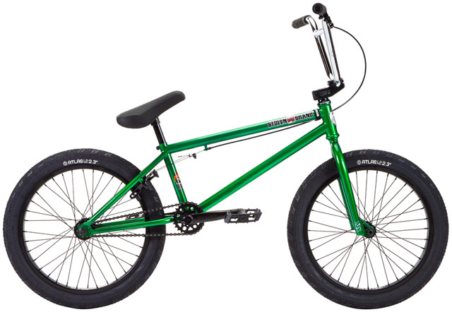 Stolen Heist BMX Bike - 21" TT, Green/Chrome
