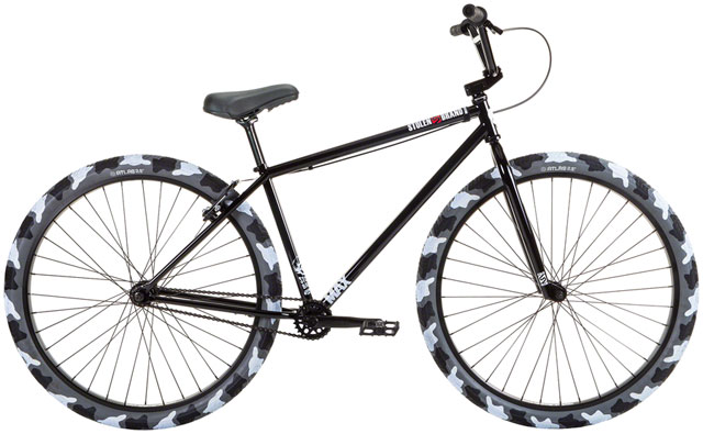 Stolen Max 29" BMX Bike - 23.25" TT, Black/Urban Camo