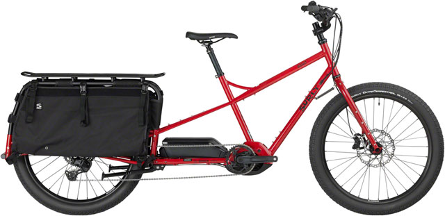 Surly Big Easy Cargo Ebike - 26", Steel, Pile of Bricks Red, Large