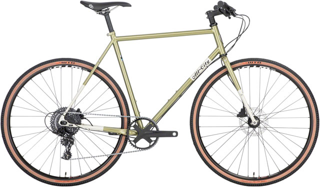 All-City Super Professional Apex 1 Bike - 700c, Steel, Flash Basil, 49cm