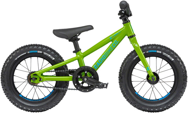 Radio Zuma Bike - 14", Aluminum, Coaster Brake, Dragon Green