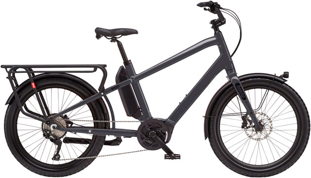 Benno Boost E Class 1 Etility Ebike - Bosch Performance Line, 400Wh, Step-Over, Anthracite Gray, One Size