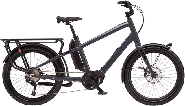 Benno Boost E Class 3 Etility Ebike - Bosch Performance Line Speed, 500Wh, Step-Over, Anthracite Gray, One Size