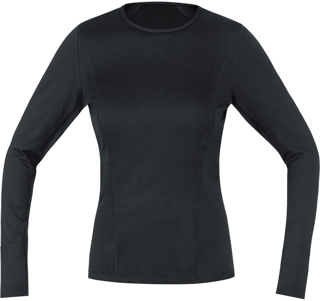 Gorewear M Base Layer Long Sleeve Shirt - Black, Women's, Large