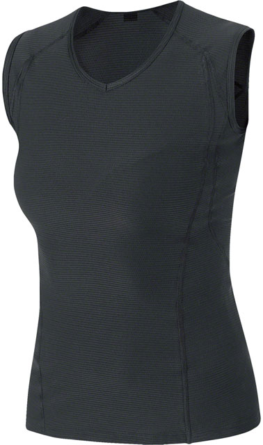 Gorewear M Base Layer Sleeveless Shirt - Black, Women's, Large