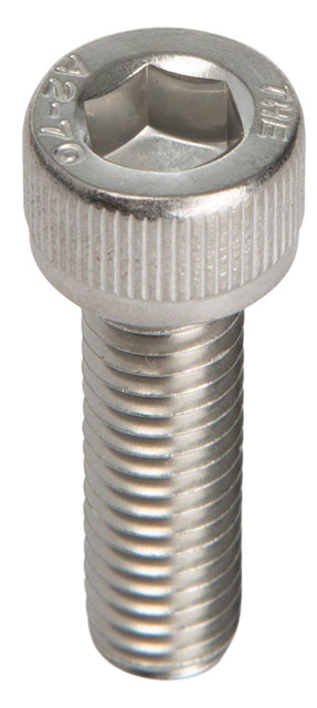 M6 x 20.0mm Stainless Socket Cap Head Bolt: Bag/10