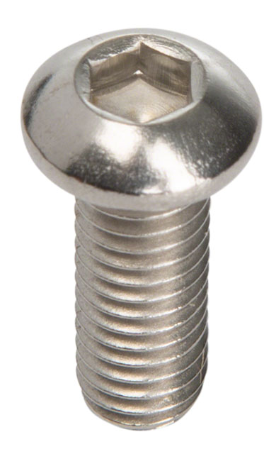 M6 x 16.0mm Stainless Button Head Bolt: Bag/10