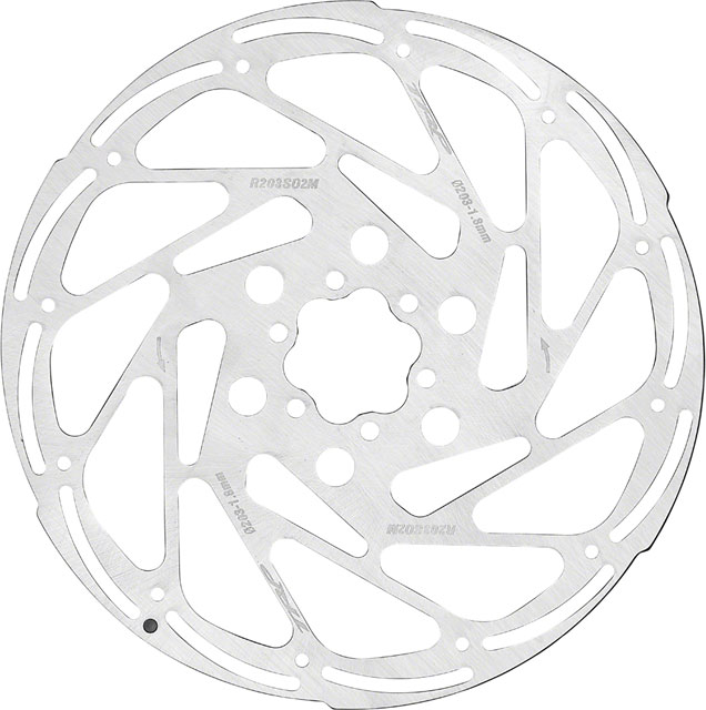 TRP R2 Disc Brake Rotor - 203mm, 6-Bolt, 1.8mm, Rust Blocker Treatment, Silver